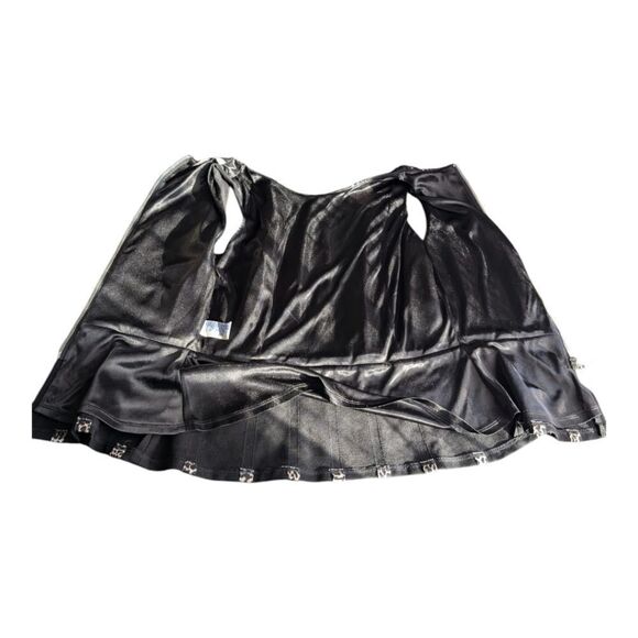 Peter Nygard 🐆 stripe black peplum statement top size s - Picture 6 of 8